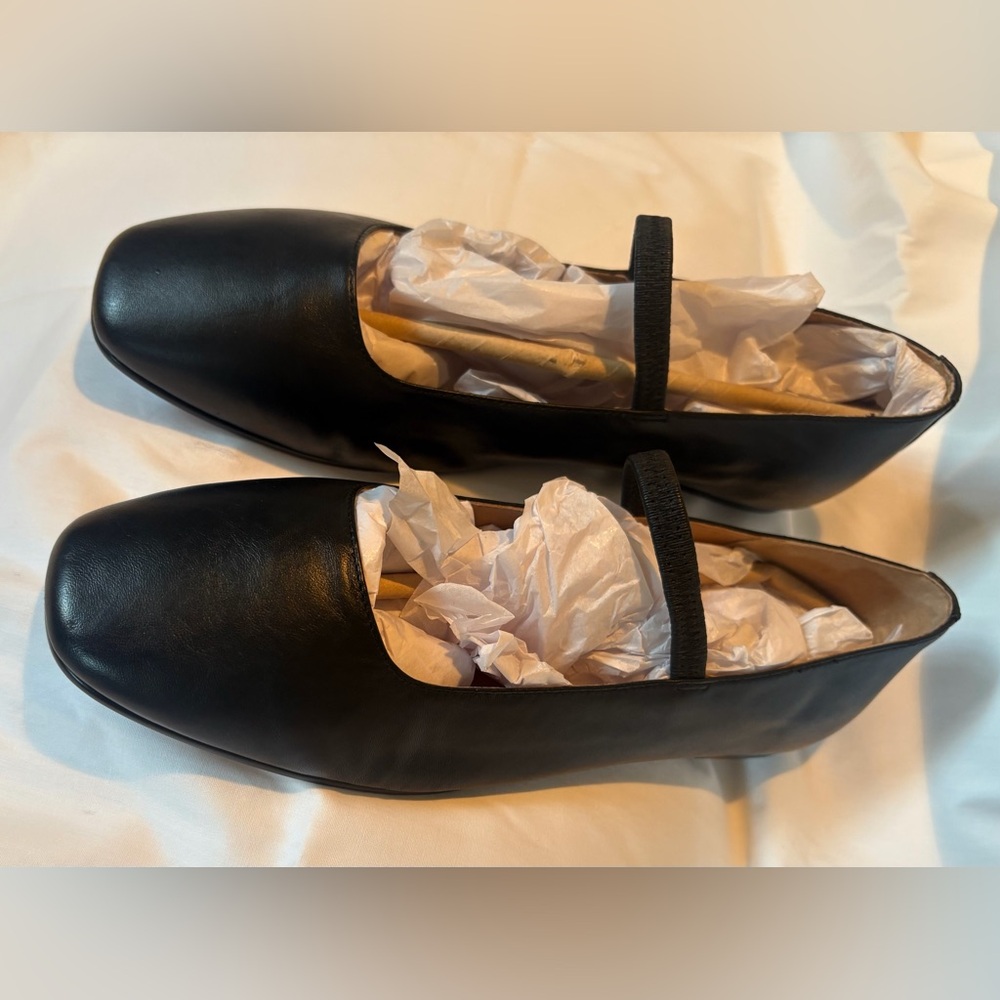 Madewell True Black Greta Mary Jane Flats - Picture 3 of 5